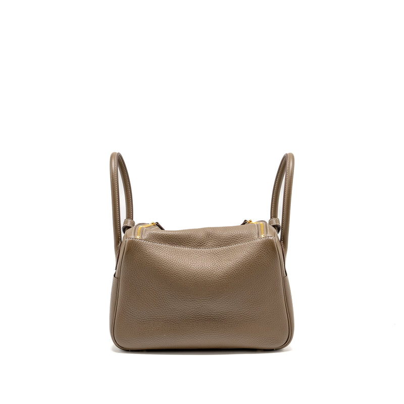 Hermes Lindy 26 Clemence Etoupe GHW Stamp U