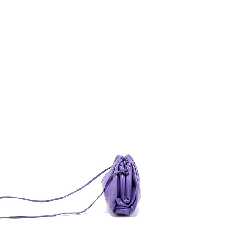 Bottega Veneta Mini Pouch Calfskin Purple SHW