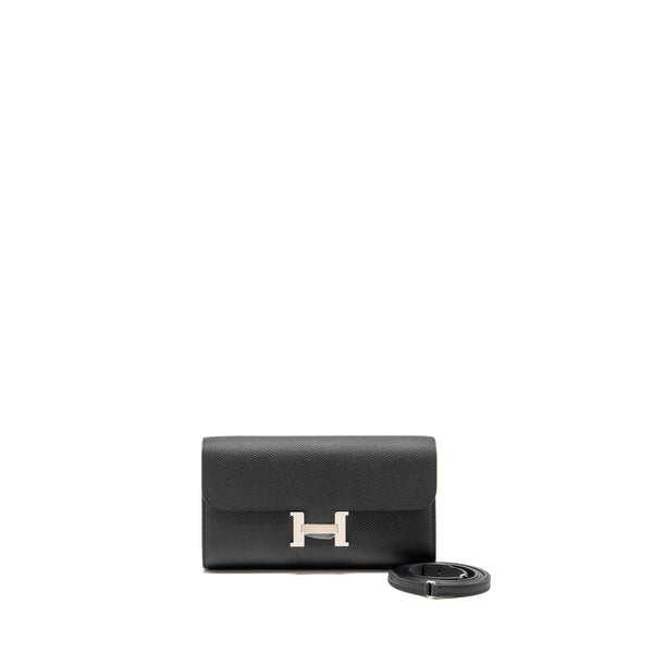 Hermes Constance to Go Epsom Black SHW Stamp K