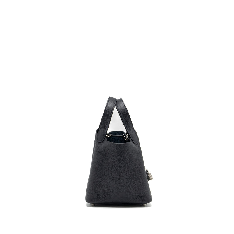 Hermes picotin 18 lock bag clemence Caban SHW stamp B