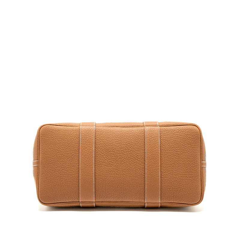 Hermes Garden Party 36 Canvas/Leather Trench/Gold SHW Stamp U