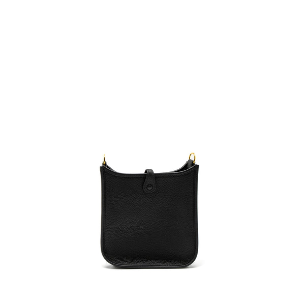 Hermes Mini Evelyne Clemence Black GHW Stamp B