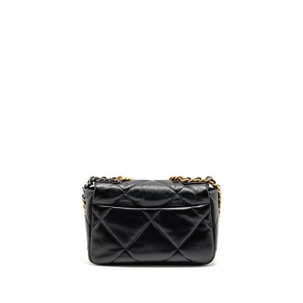 Chanel Small 19 BAG Lambskin Black Multicolour Hardware (Microchip)