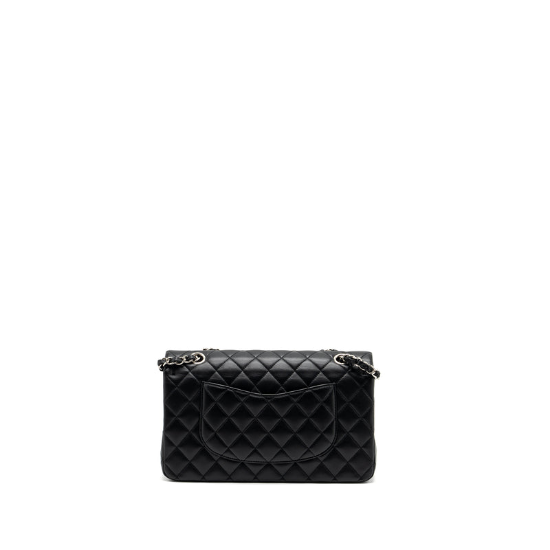 Chanel Medium Classic Double Flap Bag Lambskin Black SHW