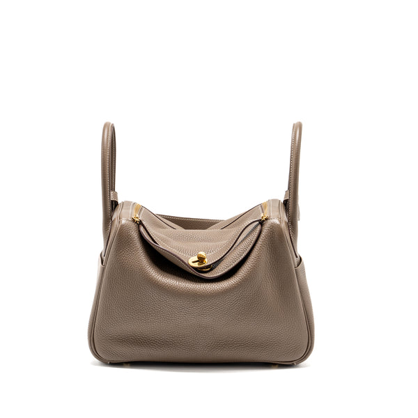 Hermes Lindy 30 Clemence Etoupe GHW Stamp C