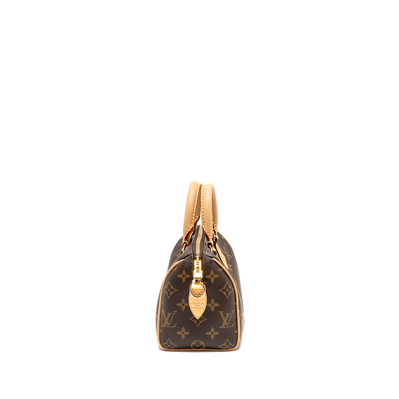 Louis Vuitton Speedy 20 Bandouliere Monogram Canvas GHW