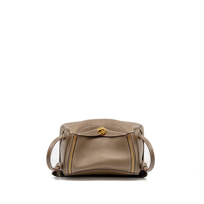 Hermes Lindy 26 Clemence Etoupe GHW Stamp U