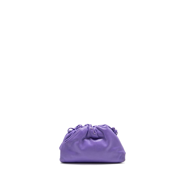 Bottega Veneta Mini Pouch Calfskin Purple SHW