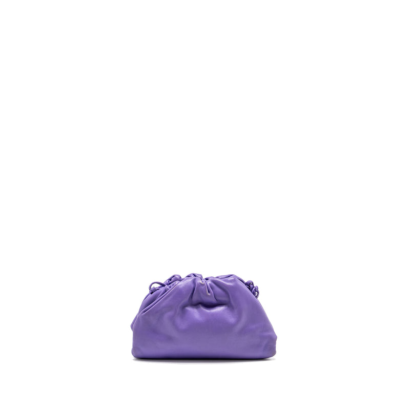 Bottega Veneta Mini Pouch Calfskin Purple SHW
