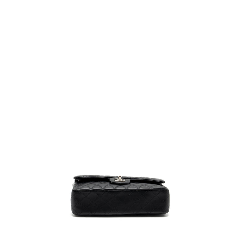 Chanel Medium Classic Double Flap Bag Lambskin Black SHW