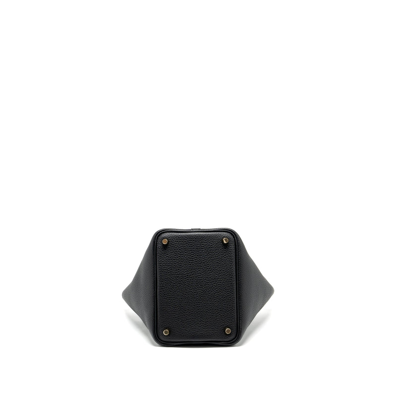 Hermes Picotin 18 Lock Bag Clemence black GHW Stamp B