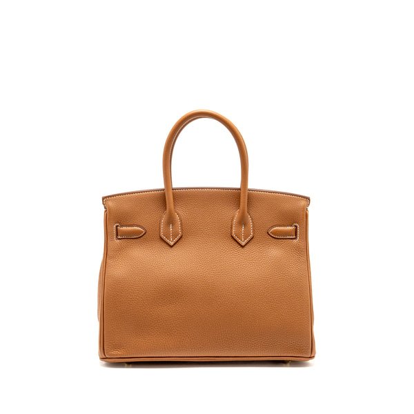 Hermes Birkin 30 Togo Gold GHW Stamp U