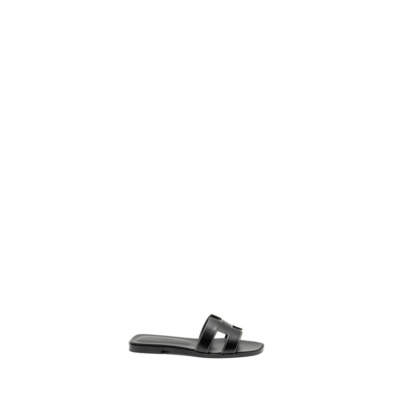 Hermes Size 36.5 Oran Sandal Black