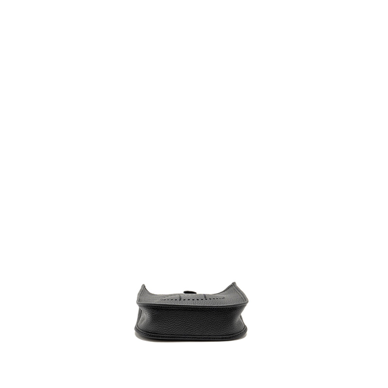 Hermes Mini Evelyne Clemence Black SHW Stamp Z