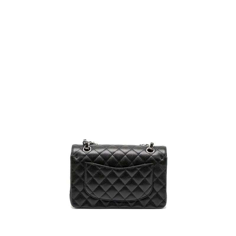 Chanel Black Leather Small Classic Double Flap Bag Chanel