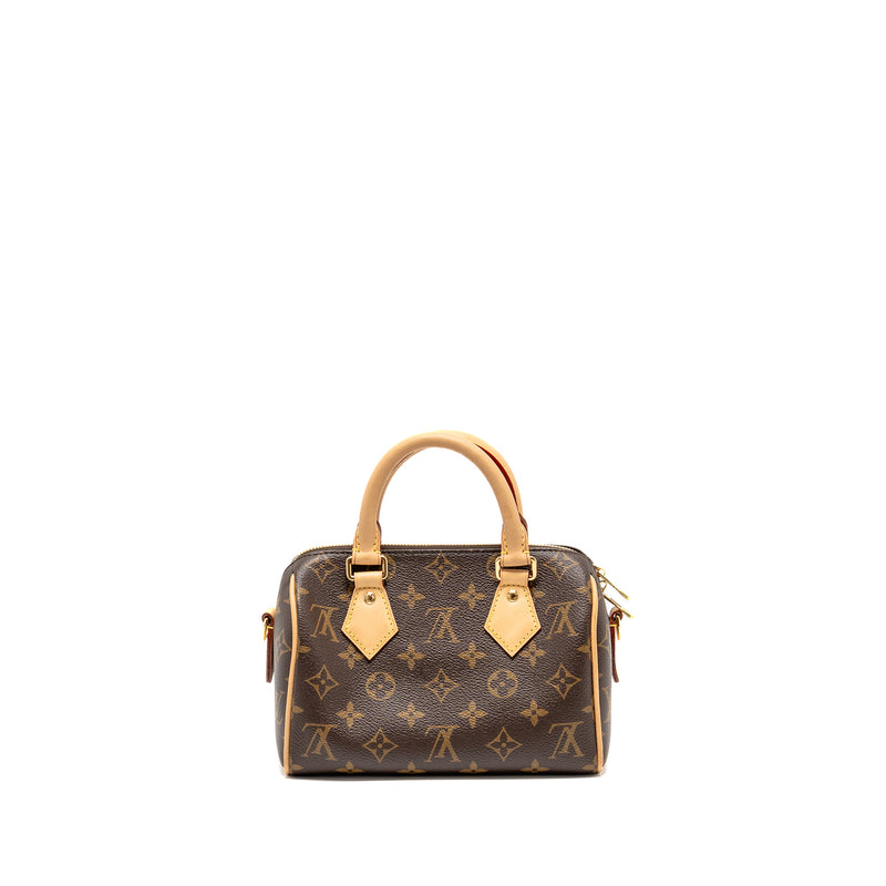 Louis Vuitton Speedy 20 Bandouliere Monogram Canvas GHW