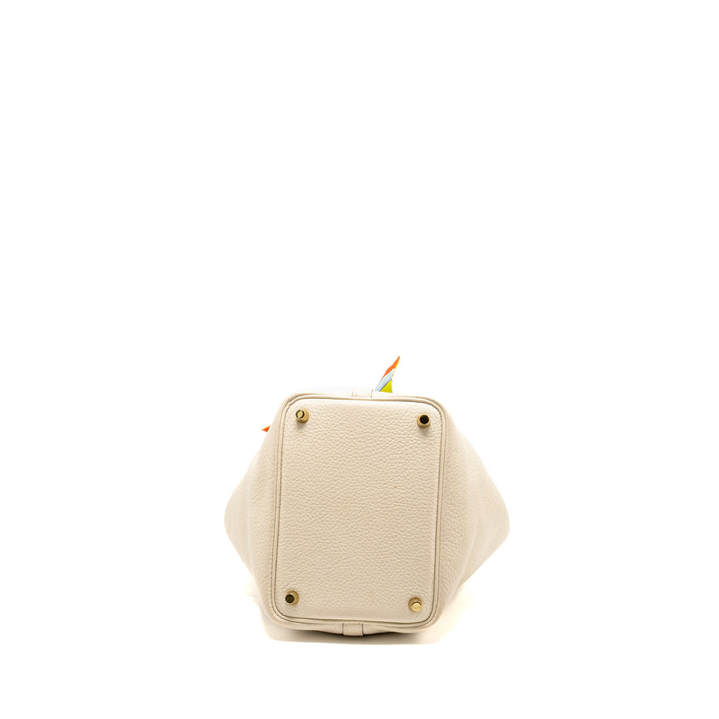 Hermes Picotin 18 Lock Bag Clemence Craie GHW Stamp U