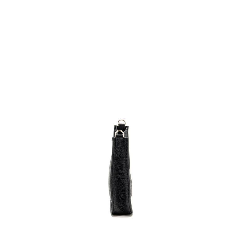 Hermes Mini Evelyne Clemence Black SHW Stamp Z