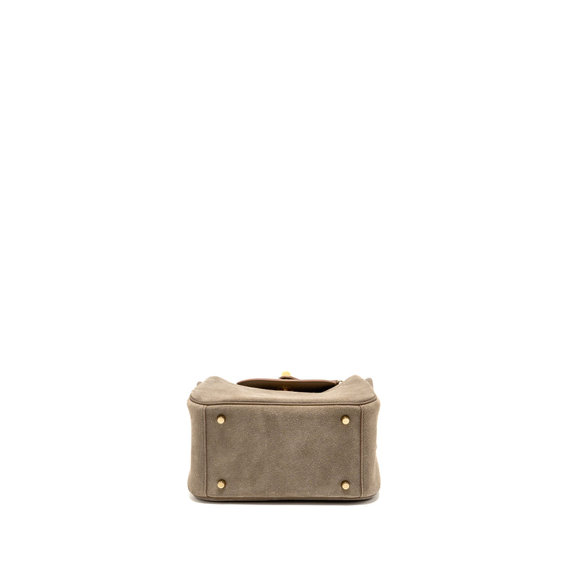 Hermes Mini Lindy Grizzly/Swift Gris Caillou/Etoupe GHW Stamp B
