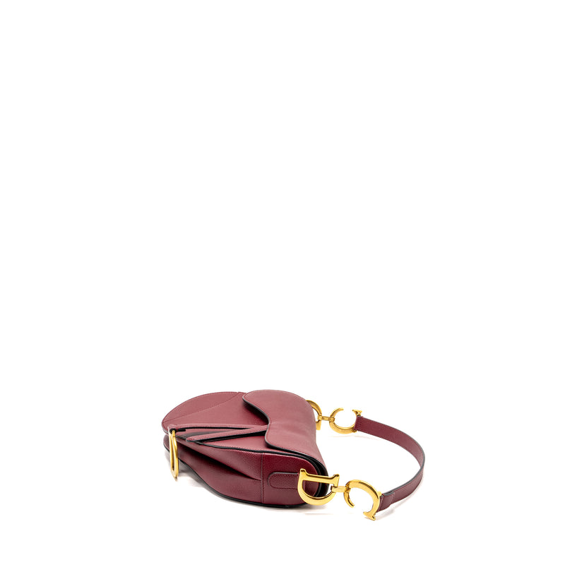 Dior Medium Saddle Bag Calfskin Red GHW