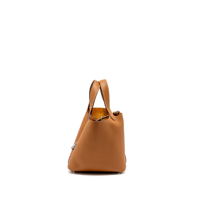 Hermes Picotin 18 Lock Bag Clemence GOLD SHW STAMP B