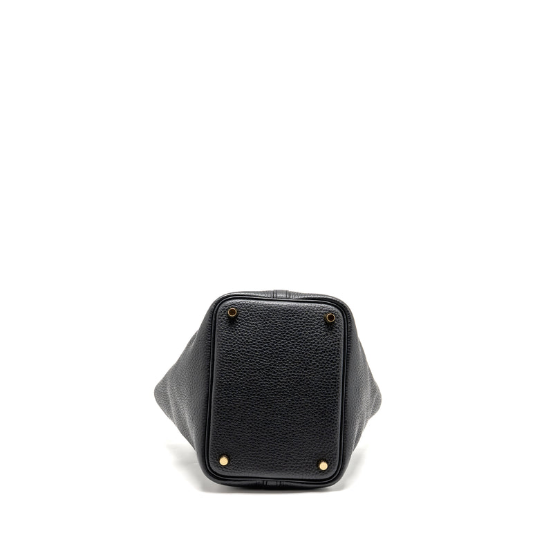 HERMES Picotin 18 Lock Bag Clemence Black GHW Stamp C