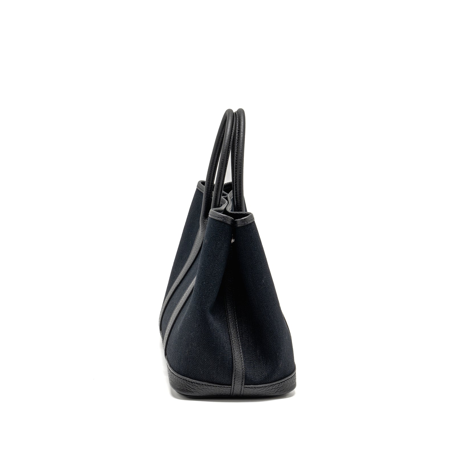 Hermes Garden Party 30 Canvas/Negonda Black SHW Stamp W