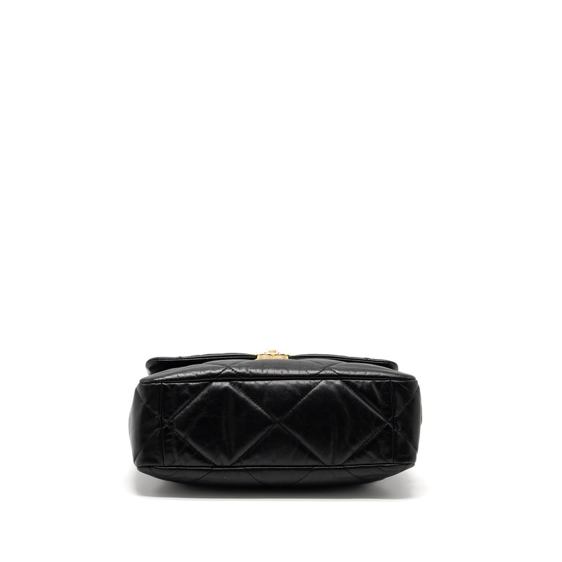 Chanel Medium 19 Bag Goatskin Black Multicolour Hardware