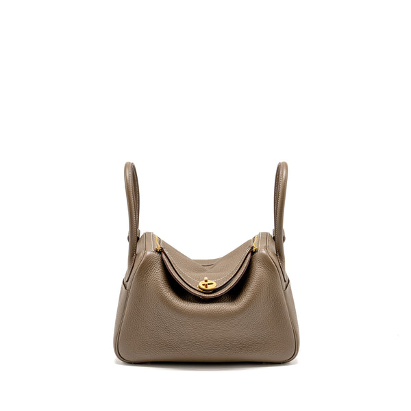 Hermes Lindy 26 Clemence Etoupe GHW Stamp U