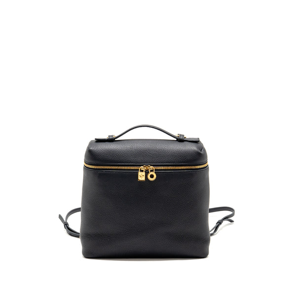 Loro Piana Extra Pocket Backpack L23.5 Grained Calfskin Navy GHW