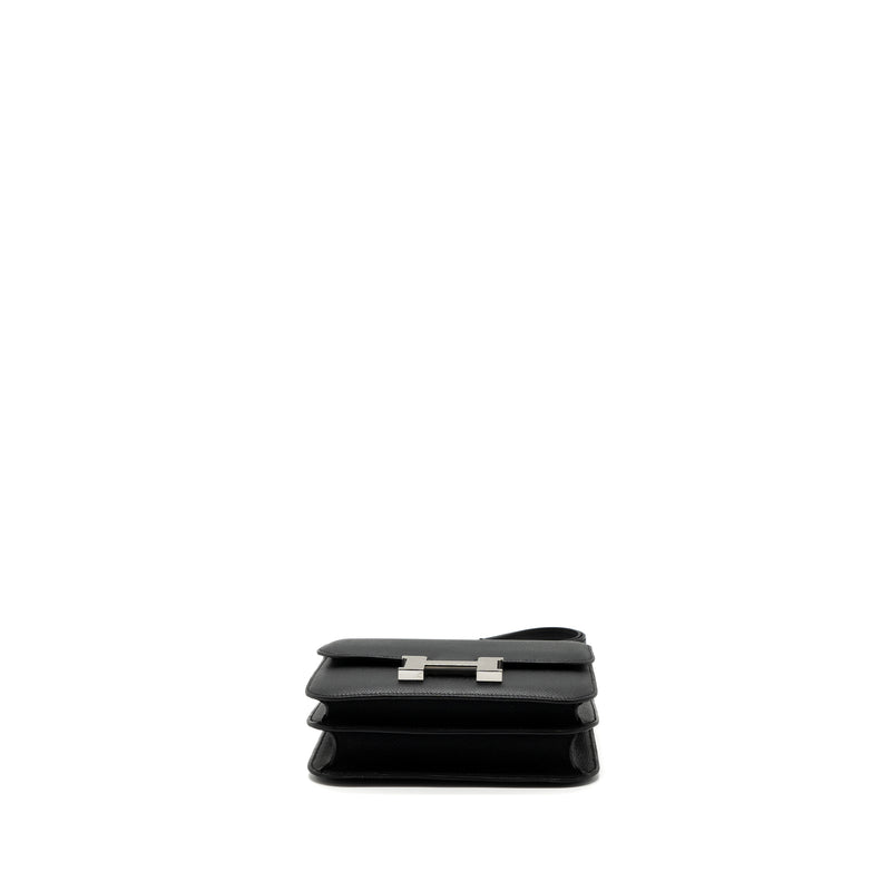 Hermes mini constance epsom black SHW stamp B (new version)