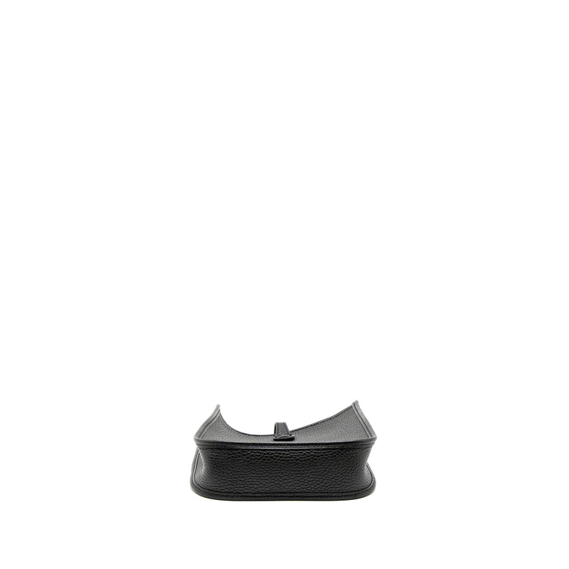 Hermes Mini Evelyne Clemence Black SHW Stamp U