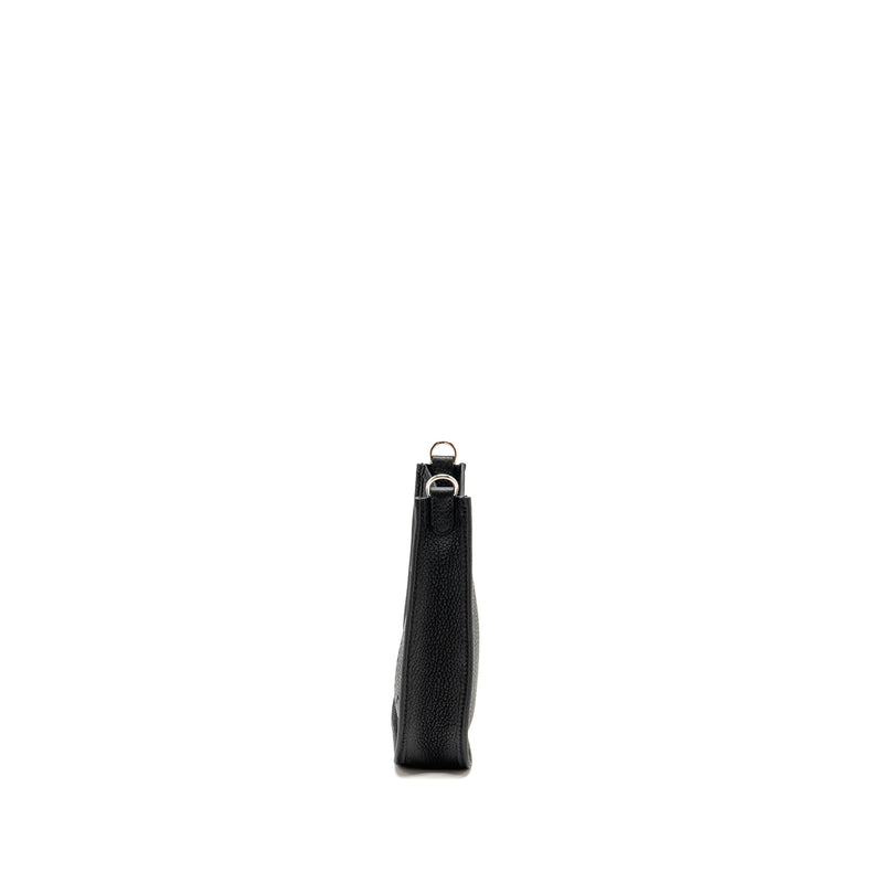 Hermes Mini Evelyne Clemence Black SHW Stamp Z