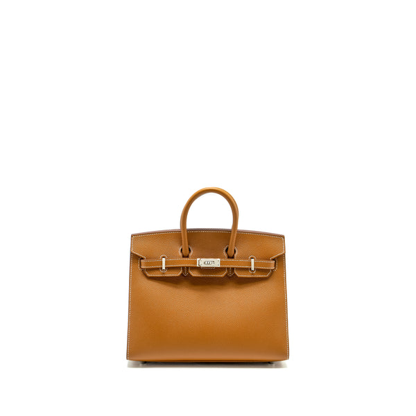 Hermes Birkin 25 Sellier Epsom Gold SHW Stamp B