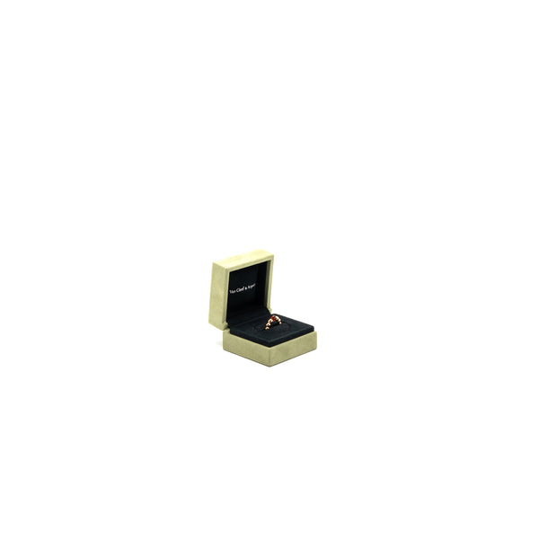 Van Cleef & Arpels Size 50 Perlee Variation Ring Carnelian Rose Gold