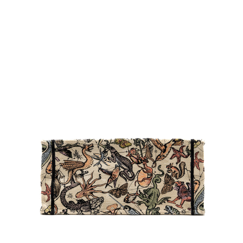 Dior Medium Book Tote Embroidery Canvas Multicolour