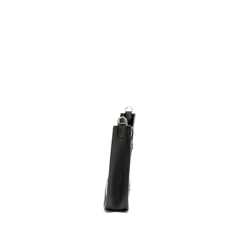 Hermes Mini Evelyne Clemence Black SHW Stamp U