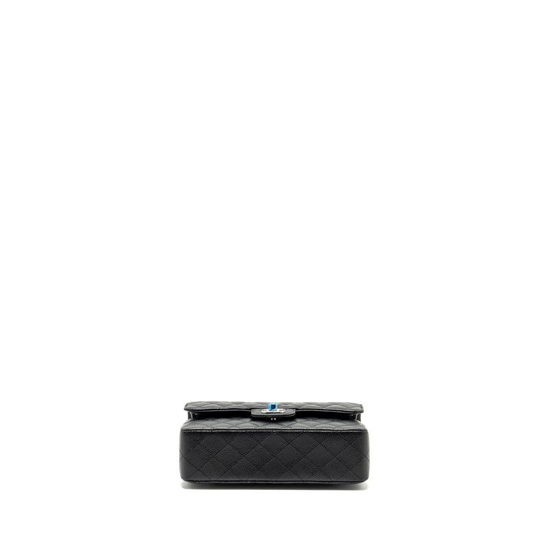 Chanel Small Classic Double Flap Bag Caviar BLACK SHW (Microchip)