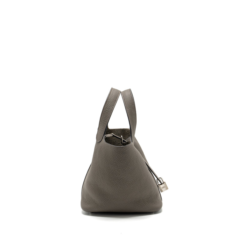 Hermes picotin 18 clemence Gris Etain SHW Stamp Y
