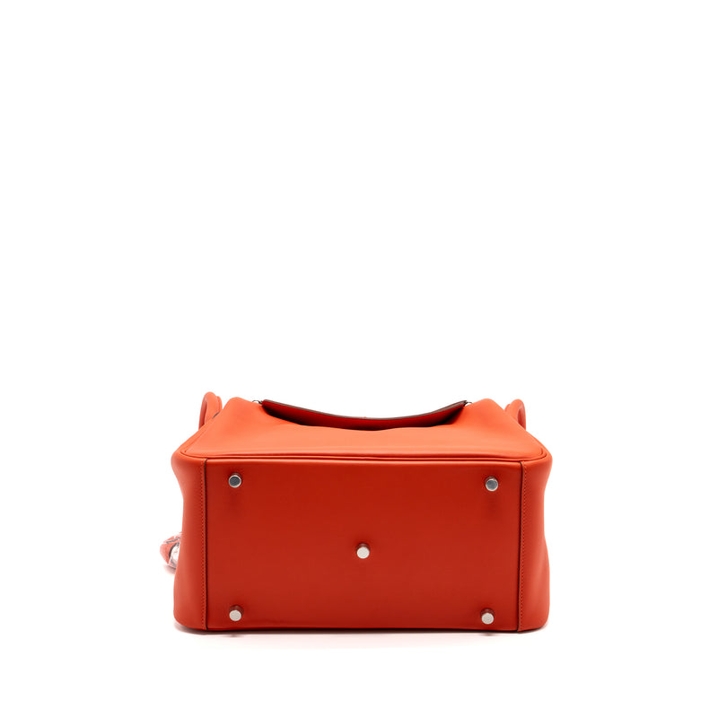 Hermes Lindy 30 Swift Leather Red SHW Stamp X