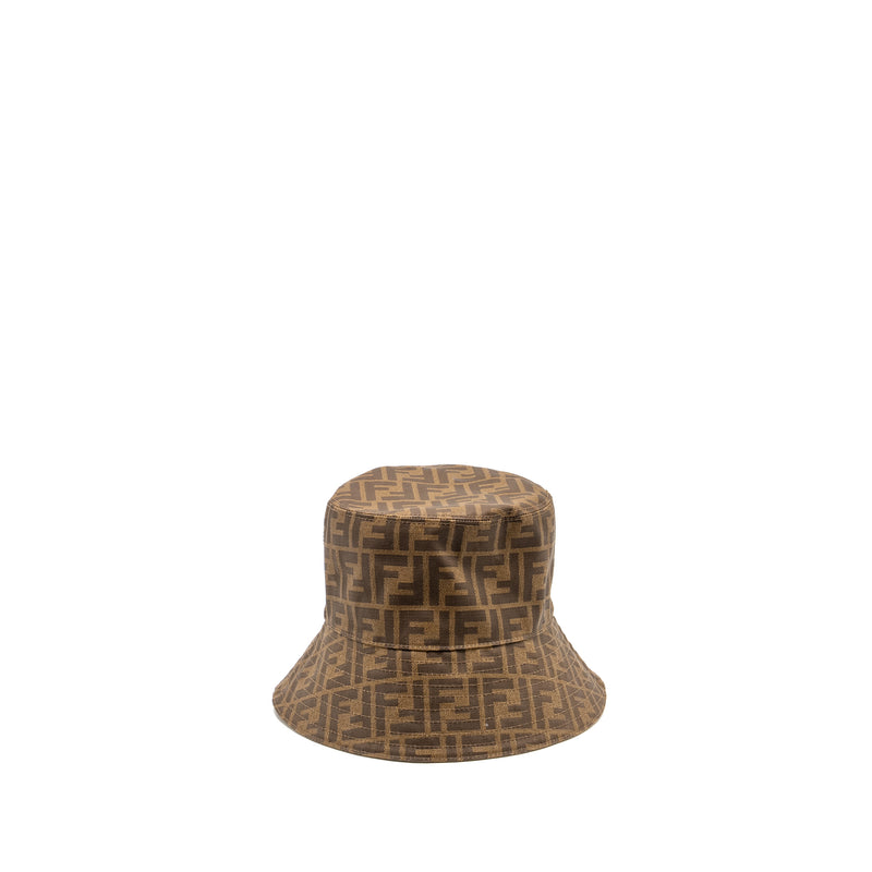 Fendi Size S Bucket Hat Brown/Beige