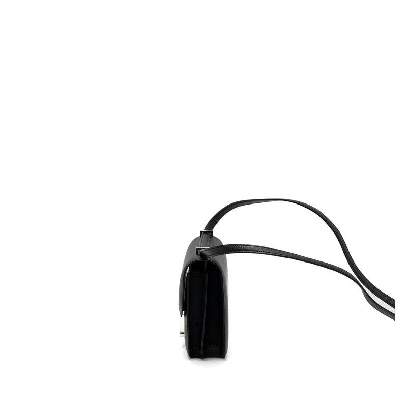 Hermes mini constance epsom black SHW stamp B (new version)