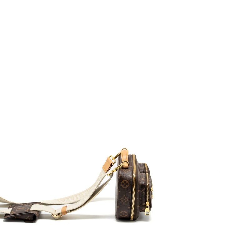 Louis Vuitton utility crossbody bag monogram canvas GHW