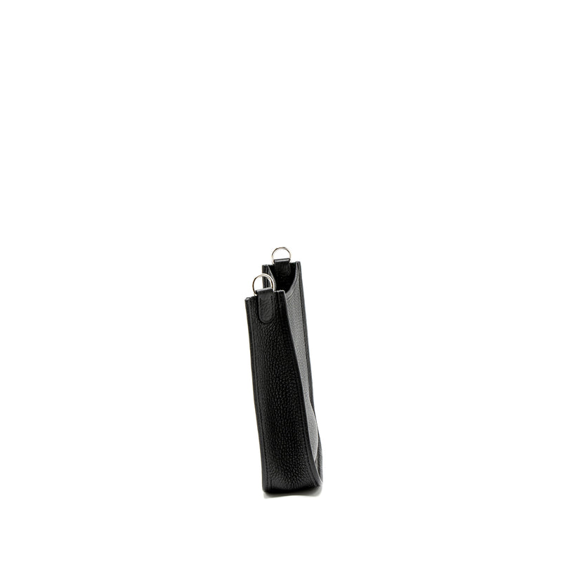 Hermes Mini Evelyne Clemence Black SHW Stamp U