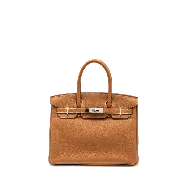 Hermes Birkin 30 Togo Gold SHW Stamp Y