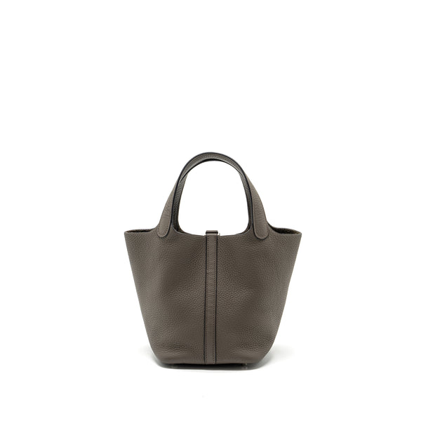 Hermes picotin 18 clemence Gris Etain SHW Stamp Y