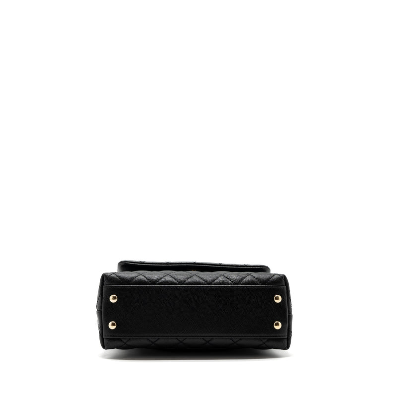 Chanel Small Coco Handle Caviar Black LGHW