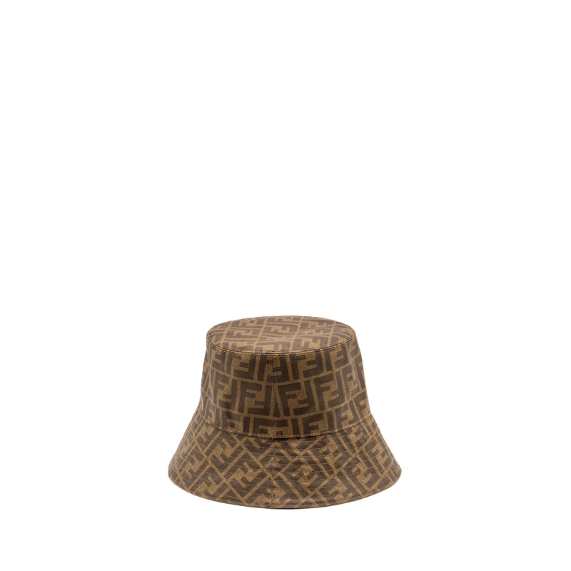 Fendi Size S Bucket Hat Brown/Beige