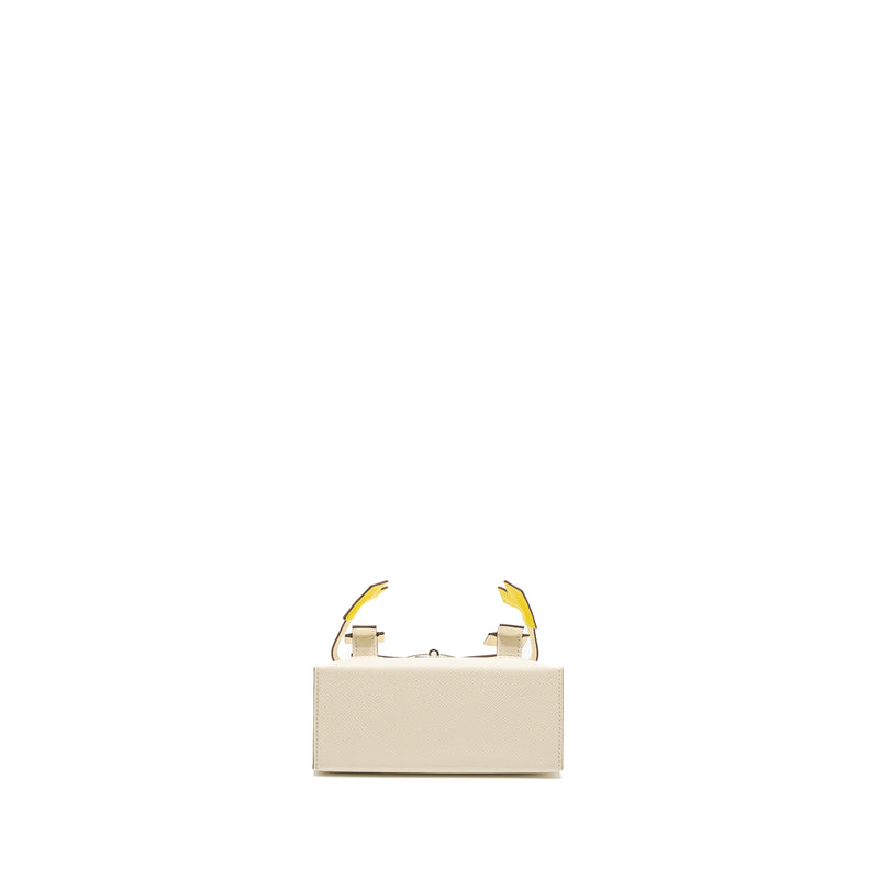 Hermes Kelly Dole Picto Epsom Nata/Lime/Mauve Sylvestre/Chai SHW Stamp B