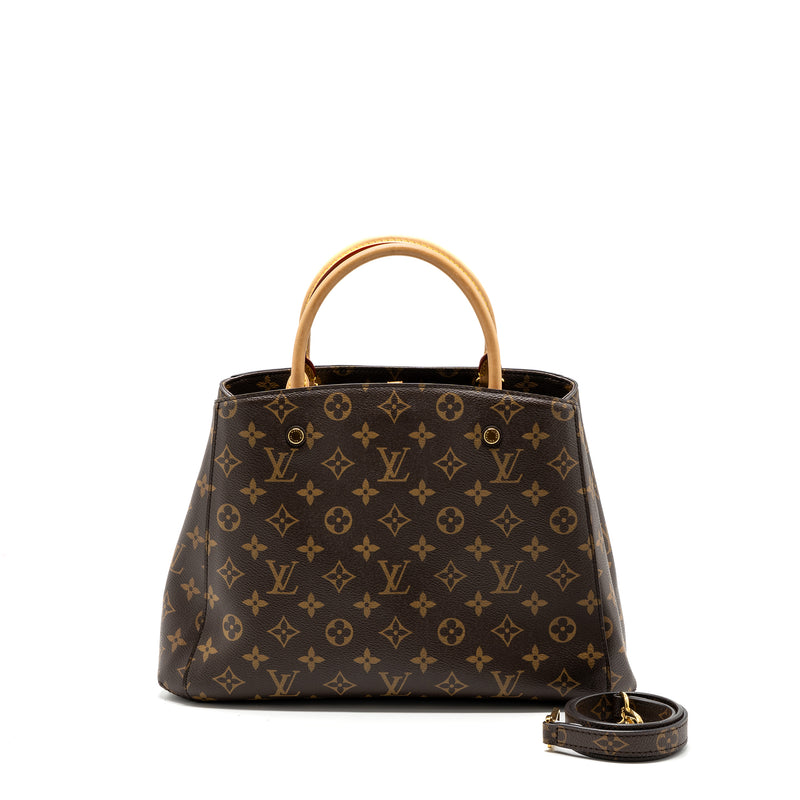 Louis Vuitton Montaigne MM Monogram Canvas GHW